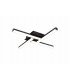 4 Light Ceiling 4 x 6W LED 4000K 2210lm IP44 Sand Black 3yrs Warranty-5