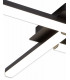 4 Light Ceiling 4 x 6W LED 4000K 2210lm IP44 Sand Black 3yrs Warranty-8