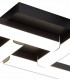 4 Light Ceiling 4 x 6W LED 4000K 2210lm IP44 Sand Black 3yrs Warranty-9