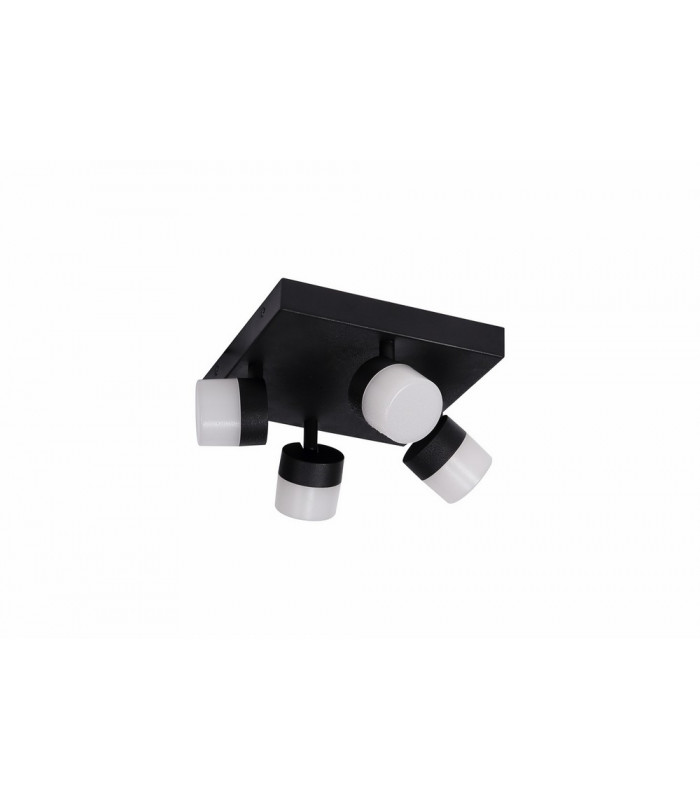 4 Light Ceiling 4 x 5W LED 4000K 1700lm IP44 Sand Black 3yrs Warranty-7
