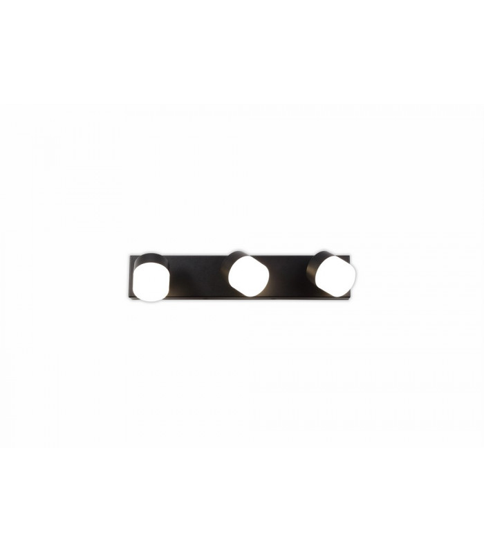Wall Lamp Triple Adjustable 3 x 5W LED 4000K 1275lm IP44 Sand Black 3yrs Warranty-1