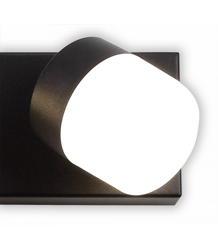 Wall Lamp Triple Adjustable 3 x 5W LED 4000K 1275lm IP44 Sand Black 3yrs Warranty-9