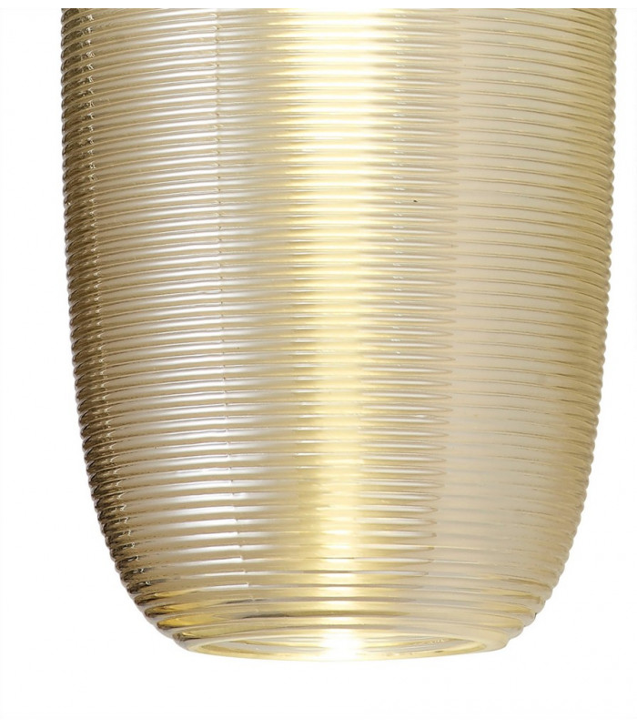Switched Wall Lamp 1 x 6W LED 4000K 720lm Polished Chrome Black With Champagne Glass 3yrs Warranty-5
