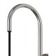 Switched Wall Lamp 1 x 6W LED 4000K 720lm Polished Chrome Black With Champagne Glass 3yrs Warranty-7