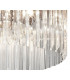 Ceiling Round 7 Light E14 Brass Clear Glass Item Weight: 15.3kg-6