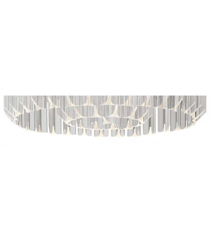 Ceiling Round 7 Light E14 Brass Clear Glass Item Weight: 15.3kg-7