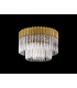 Ceiling Round 7 Light E14 Brass Clear Glass Item Weight: 15.3kg-8