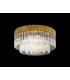 Ceiling Round 12 Light E14 Brass Clear Glass Item Weight: 28.4kg-3