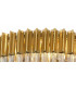 Ceiling Round 12 Light E14 Brass Clear Glass Item Weight: 28.4kg-5