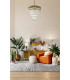 Pendant Round 5 Tier 18 Light E14 Brass Clear Glass Item Weight: 30.2kg-5