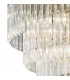 Pendant Round 5 Tier 18 Light E14 Brass Clear Glass Item Weight: 30.2kg-8