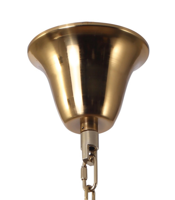 Pendant Round 5 Tier 18 Light E14 Brass Clear Glass Item Weight: 30.2kg-10