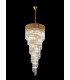 Pendant Round 5 Tier 23 Light E14 Brass Clear Glass Item Weight: 56.2kg-3