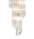 Pendant Round 5 Tier 23 Light E14 Brass Clear Glass Item Weight: 56.2kg-8