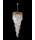 Pendant Round 5 Tier 23 Light E14 Brass Clear Glass Item Weight: 56.2kg-10
