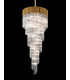 Pendant Round 5 Tier 23 Light E14 Brass Clear Glass Item Weight: 56.2kg-11