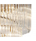 Pendant Round 7 Tier 31 Light E14 Brass Clear Glass Item Weight: 92.7kg-6