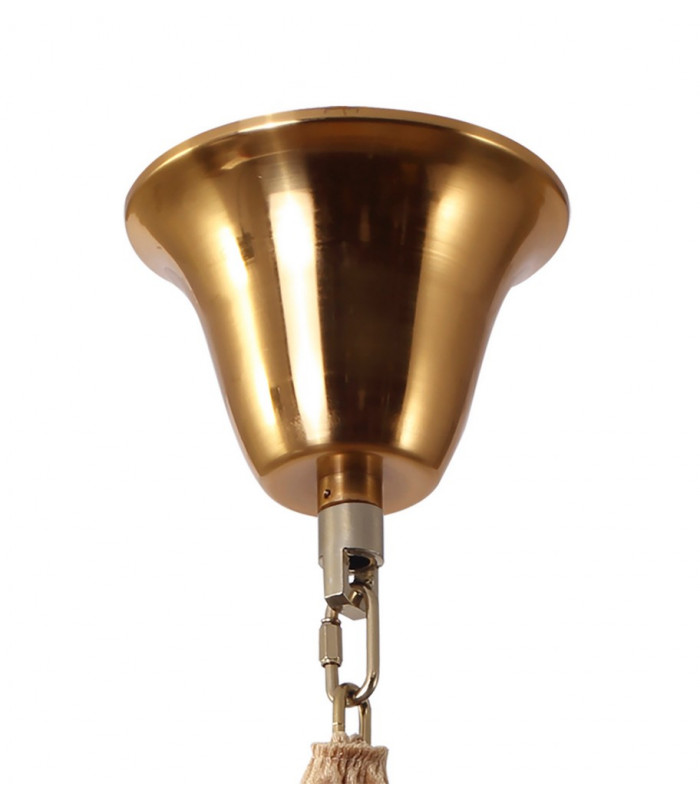 Pendant Round 7 Tier 31 Light E14 Brass Clear Glass Item Weight: 92.7kg-8