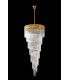 Pendant Round 7 Tier 31 Light E14 Brass Clear Glass Item Weight: 92.7kg-9