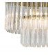 Pendant Rectangle 7 Light E14 Brass Clear Glass Item Weight: 28kg-6
