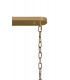 Pendant Rectangle 7 Light E14 Brass Clear Glass Item Weight: 28kg-7