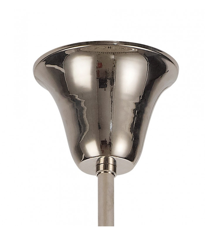 Pendant Round 12 Light E14 Polished Nickel Clear Glass Item Weight: 25.4kg-8