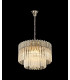 Pendant Round 8 Light E14 Polished Nickel Clear Glass Item Weight: 17.3kg-3