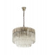 Pendant Round 8 Light E14 Polished Nickel Clear Glass Item Weight: 17.3kg-4