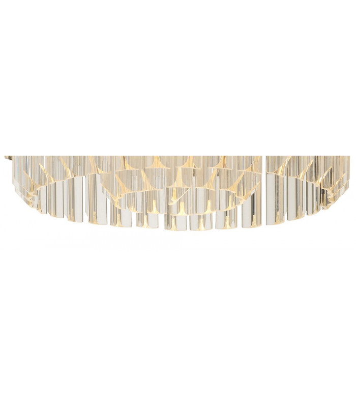 Pendant Round 8 Light E14 Polished Nickel Clear Glass Item Weight: 17.3kg-7