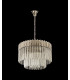 Pendant Round 8 Light E14 Polished Nickel Clear Glass Item Weight: 17.3kg-9