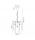 Pendant Round 4 Light E14 Polished Nickel Clear Glass-2
