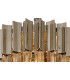 Pendant Round 4 Light E14 Polished Nickel Clear Glass-5