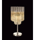 Table Lamp 3 Light E14 Polished Nickel Clear Glass-3