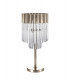 Table Lamp 3 Light E14 Polished Nickel Clear Glass-4