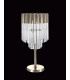 Table Lamp 3 Light E14 Polished Nickel Clear Glass-8