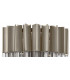 Wall 3 Light E14 Polished Nickel Clear Glass-5