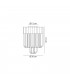 Ceiling Round 3 Light E14 Polished Nickel Clear Glass-2