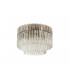 Ceiling Round 7 Light E14 Polished Nickel Clear Glass