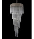 Pendant Round 5 Tier 23 Light E14 Polished Nickel Clear Glass Item Weight: 56.2kg-11
