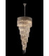 Pendant Round 7 Tier 31 Light E14 Polished Nickel Clear Glass Item Weight: 92.7kg-3