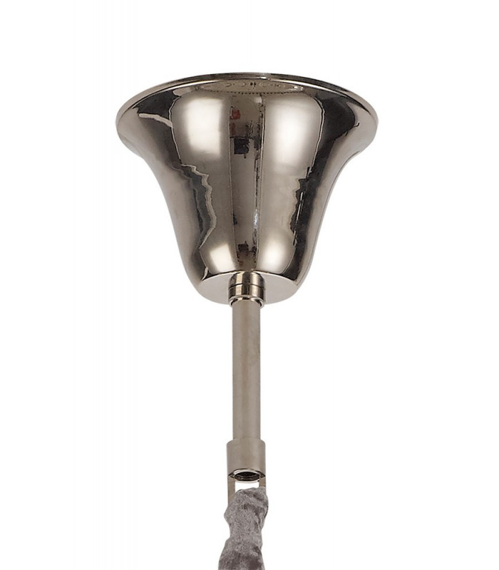 Pendant Round 7 Tier 31 Light E14 Polished Nickel Clear Glass Item Weight: 92.7kg-10
