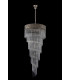 Pendant Round 7 Tier 31 Light E14 Polished Nickel Clear Glass Item Weight: 92.7kg-11