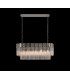 Pendant Rectangle 5 Light E14 Polished Nickel Clear Glass Item Weight: 21.2kg-3