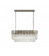 Pendant Rectangle 5 Light E14 Polished Nickel Clear Glass Item Weight: 21.2kg-4