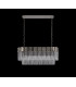 Pendant Rectangle 5 Light E14 Polished Nickel Clear Glass Item Weight: 21.2kg-9