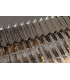 Pendant Rectangle 5 Light E14 Polished Nickel Clear Glass Item Weight: 21.2kg-11