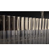 Pendant Rectangle 5 Light E14 Polished Nickel Clear Glass Item Weight: 21.2kg-14