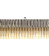 Pendant Rectangle 7 Light E14 Polished Nickel Clear Glass Item Weight: 28kg-5