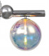 Linear Pendant 7 x G9 Polished Chrome Iridescent Glass-8