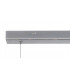 Linear Pendant 7 x G9 Polished Chrome Iridescent Glass-9